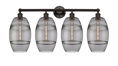Edison Four Light Bath Vanity in Oil Rubbed Bronze (405|616-4W-OB-G557-8SM)