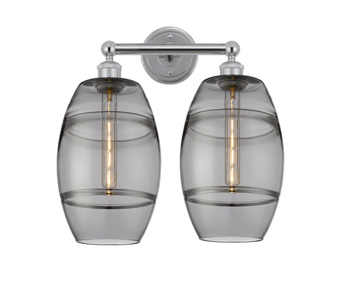 Edison Two Light Bath Vanity in Oil Rubbed Bronze (405|616-2W-OB-G557-8SM)