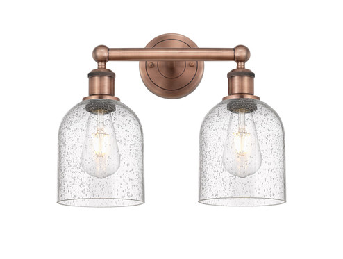 Edison Two Light Bath Vanity in Antique Copper (405|616-2W-AC-G558-6SDY)