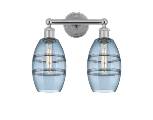 Edison Two Light Bath Vanity in Antique Brass (405|616-2W-AB-G557-6BL)