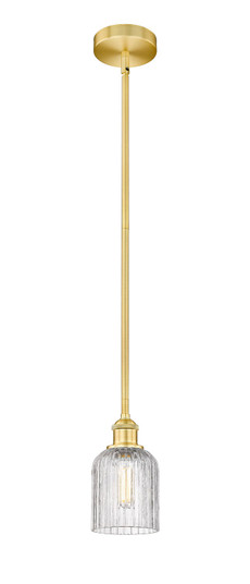 Edison One Light Mini Pendant in Satin Gold (405|616-1S-SG-G559-5CL)