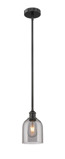 Edison One Light Mini Pendant in Matte Black (405|616-1S-BK-G558-6SM)
