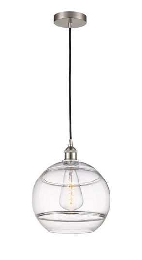 Edison One Light Mini Pendant in Brushed Satin Nickel (405|616-1P-SN-G556-12CL)