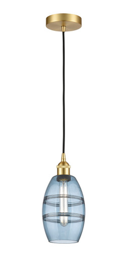 Edison LED Pendant in Satin Gold (405|616-1P-SG-G557-6BL)