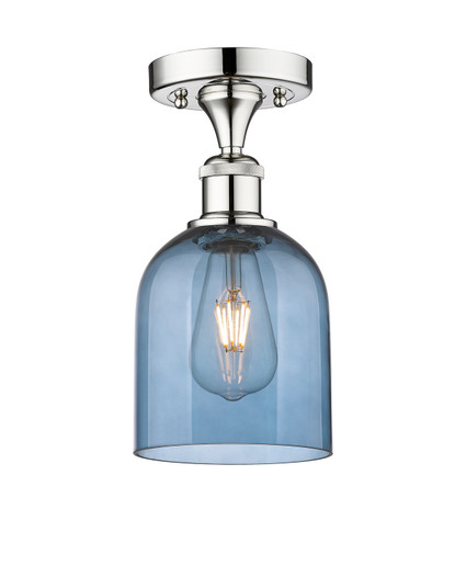 Edison One Light Semi-Flush Mount in Polished Chrome (405|616-1F-PC-G558-6BL)