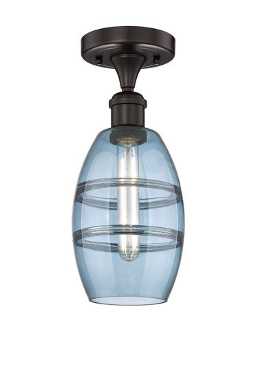 Edison LED Semi-Flush Mount in Oil Rubbed Bronze (405|616-1F-OB-G557-6BL)
