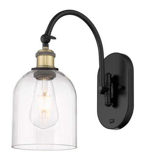 Ballston One Light Swing Arm in Black Antique Brass (405|518-1W-BAB-G558-6CL)