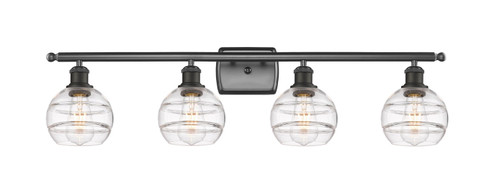 Ballston Four Light Bath Vanity in Oil Rubbed Bronze (405|516-4W-OB-G556-6CL)