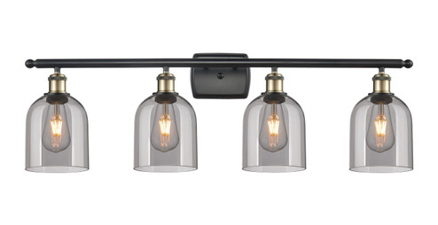 Ballston Four Light Bath Vanity in Black Antique Brass (405|516-4W-BAB-G558-6SM)