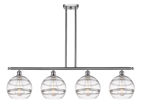 Ballston Four Light Island Pendant in Brushed Satin Nickel (405|516-4I-SN-G556-10CL)