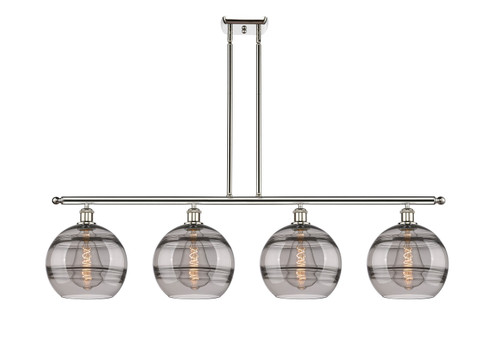 Ballston Four Light Island Pendant in Polished Nickel (405|516-4I-PN-G556-10SM)