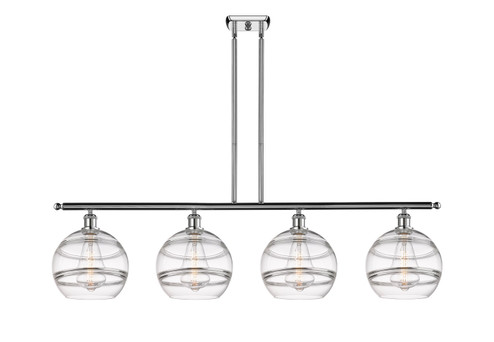 Ballston Four Light Island Pendant in Polished Chrome (405|516-4I-PC-G556-10CL)