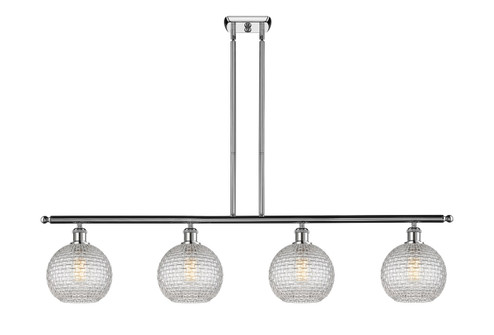 Ballston Four Light Island Pendant in Polished Chrome (405|516-4I-PC-G122C-8CL)