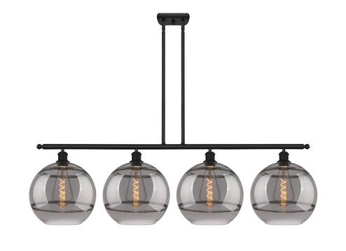 Ballston Four Light Island Pendant in Matte Black (405|516-4I-BK-G556-12SM)