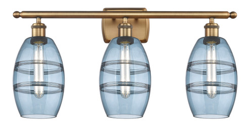 Ballston Three Light Bath Vanity in Brushed Brass (405|516-3W-BB-G557-6BL)