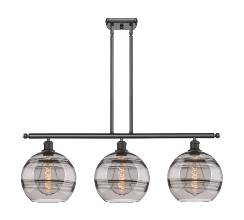 Ballston Three Light Island Pendant in Oil Rubbed Bronze (405|516-3I-OB-G556-10SM)