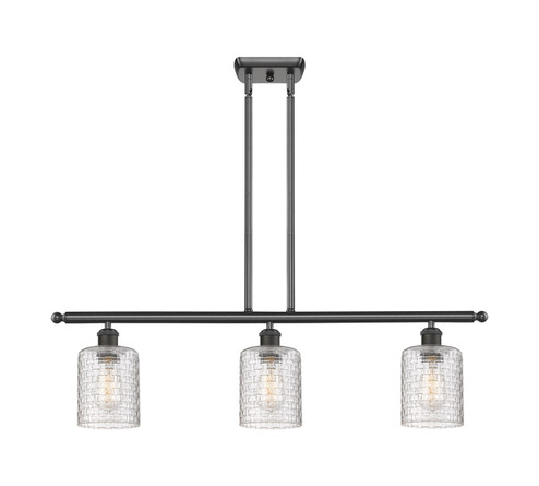 Ballston Three Light Island Pendant in Oil Rubbed Bronze (405|516-3I-OB-G112C-5CL)