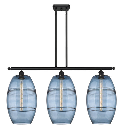 Ballston Three Light Island Pendant in Matte Black (405|516-3I-BK-G557-10BL)