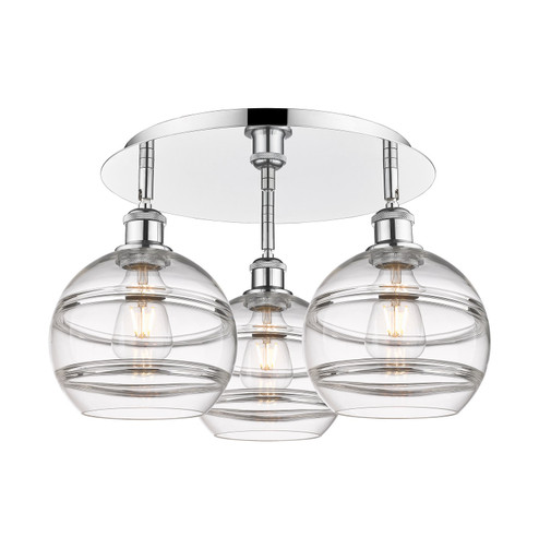 Ballston LED Flush Mount in Polished Chrome (405|516-3C-PC-G556-8CL)
