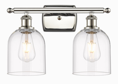 Ballston Two Light Bath Vanity in Polished Nickel (405|516-2W-PN-G558-6CL)