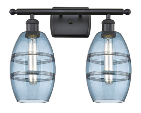 Ballston Two Light Bath Vanity in Matte Black (405|516-2W-BK-G557-6BL)