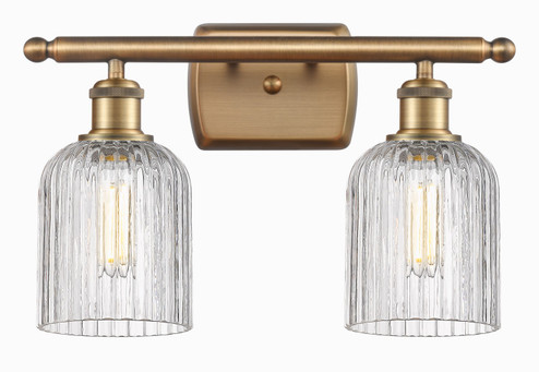 Ballston Two Light Bath Vanity in Brushed Brass (405|516-2W-BB-G559-5CL)
