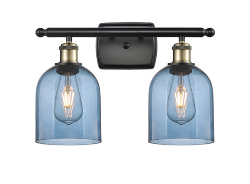 Ballston Two Light Bath Vanity in Black Antique Brass (405|516-2W-BAB-G558-6BL)