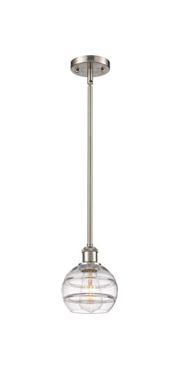 Ballston One Light Mini Pendant in Brushed Satin Nickel (405|516-1S-SN-G556-6CL)
