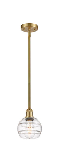 Ballston One Light Mini Pendant in Satin Gold (405|516-1S-SG-G556-6CL)