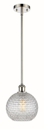 Ballston One Light Mini Pendant in Polished Nickel (405|516-1S-PN-G122C-8CL)