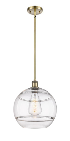 Ballston One Light Mini Pendant in Antique Brass (405|516-1S-AB-G556-12CL)