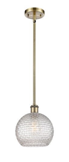Ballston One Light Mini Pendant in Antique Brass (405|516-1S-AB-G122C-8CL)