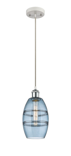 Ballston One Light Mini Pendant in White Polished Chrome (405|516-1P-WPC-G557-6BL)