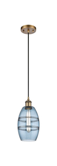 Ballston One Light Mini Pendant in Brushed Brass (405|516-1P-BB-G557-6BL)