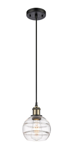 Ballston One Light Mini Pendant in Black Antique Brass (405|516-1P-BAB-G556-6CL)