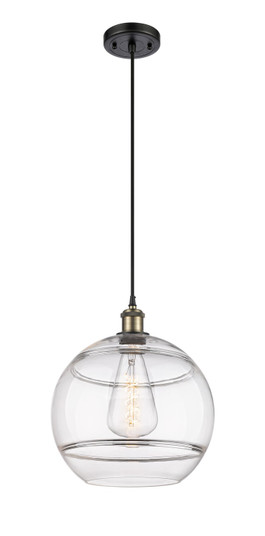 Ballston One Light Mini Pendant in Black Antique Brass (405|516-1P-BAB-G556-12CL)