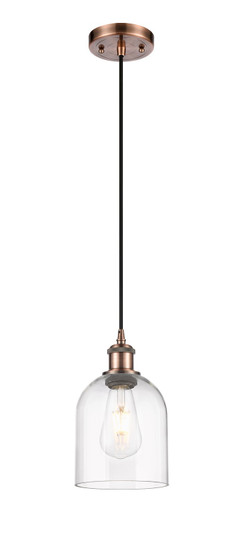 Ballston One Light Mini Pendant in Antique Copper (405|516-1P-AC-G558-6CL)
