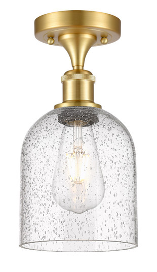 Ballston One Light Semi-Flush Mount in Satin Gold (405|516-1C-SG-G558-6SDY)