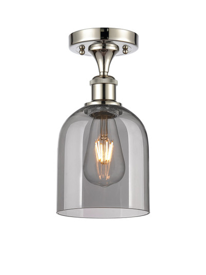Ballston One Light Semi-Flush Mount in Polished Nickel (405|516-1C-PN-G558-6SM)