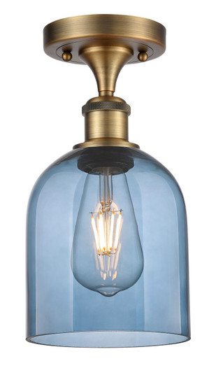 Ballston One Light Semi-Flush Mount in Brushed Brass (405|516-1C-BB-G558-6BL)