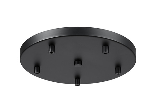 Multi Point Canopy Five Light Ceiling Plate in Matte Black (224|CP1205R-MB)