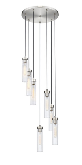 Beau Seven Light Chandelier in Brushed Nickel (224|740P-7R-BN)