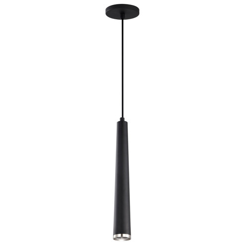 Melrose LED Pendant in Matte Black / Brushed Nickel (72|62-829)