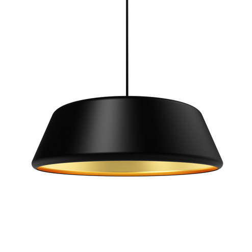 Pillbox LED Pendant in Gold (326|SP-PBX-FR-20-BG-30K-23W-SP5)