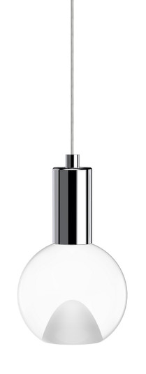 Acrylic Globe LED Pendant in Polished Chrome (326|SP-GLL-CL-05-PC-30K-5W-SP5)