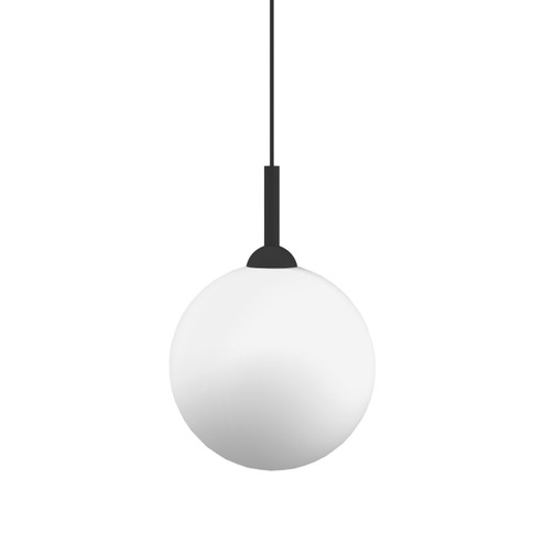 Glass Globe LED Pendant in Matte Black (326|SP-GGL-WH-05-BL-30K-3W-SP5)