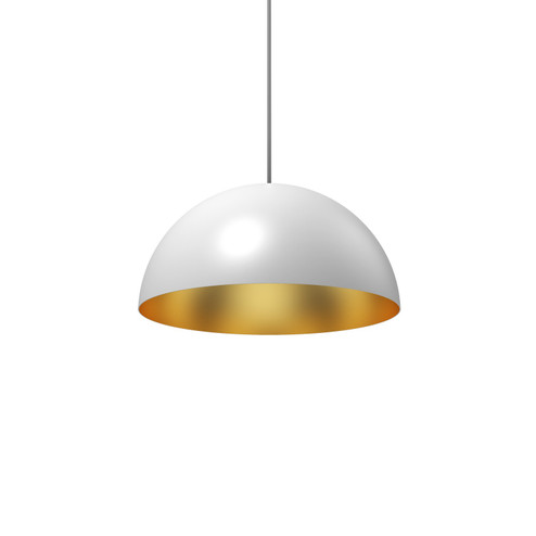 Domos LED Pendant in Gold (326|SP-DOM-FR-16-WG-30K-12W-SP5)