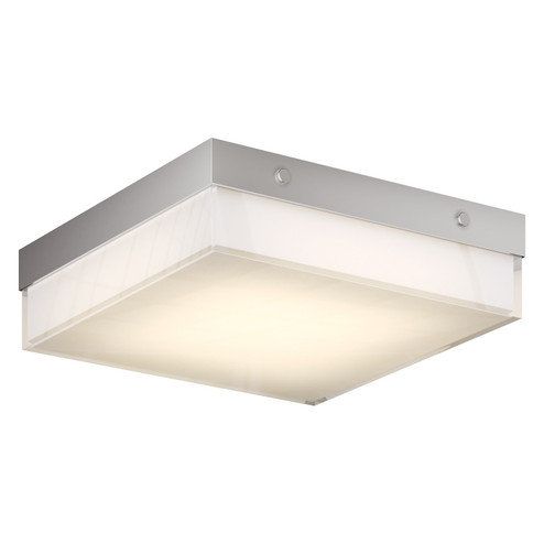 Blox LED Flush Mount in Satin Nickel (326|BLX-09F-SN-12T-30K)