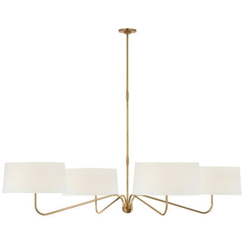 Canto LED Chandelier in Hand-Rubbed Antique Brass (268|TOB 5350HAB-L)