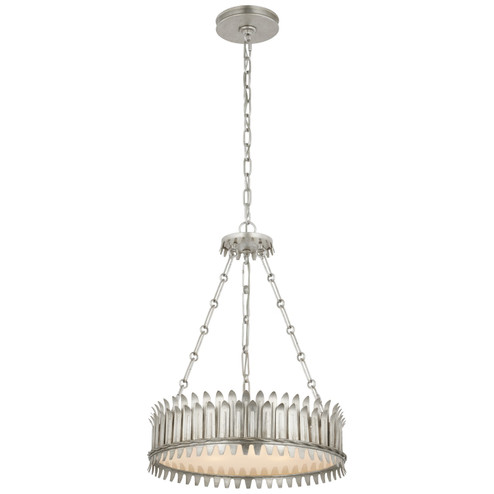 Leslie LED Chandelier in Burnished Silver Leaf (268|SK 5205BSL-FA)